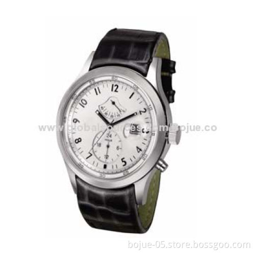 Leather Watch, More Functions, Japan Movement with Date